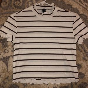 Forever 21 Cropped ribbed tee